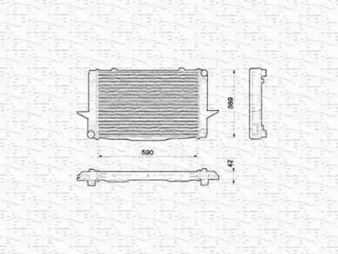 Magneti Marelli 350213790000 - Hladnjak, hladjenje motora www.molydon.hr