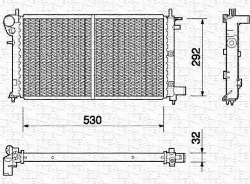 Magneti Marelli 350213757000 - Hladnjak, hladjenje motora www.molydon.hr