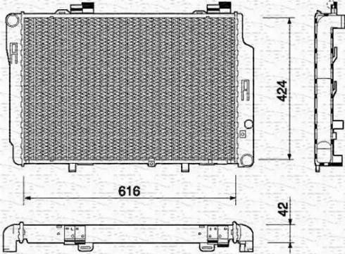 Magneti Marelli 350213765000 - Hladnjak, hladjenje motora www.molydon.hr