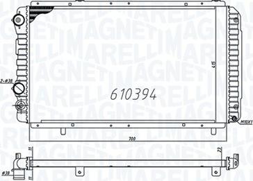 Magneti Marelli 350213706000 - Hladnjak, hladjenje motora www.molydon.hr