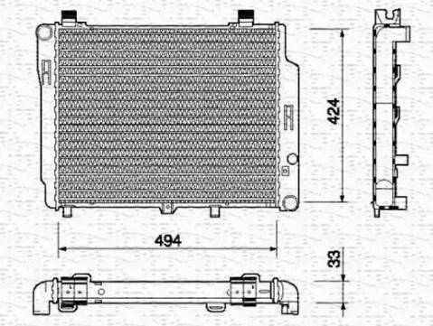 Magneti Marelli 350213714000 - Hladnjak, hladjenje motora www.molydon.hr