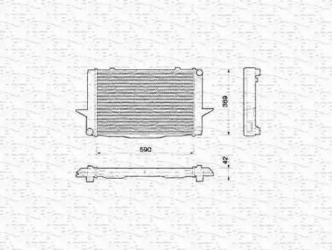 Magneti Marelli 350213789000 - Hladnjak, hladjenje motora www.molydon.hr