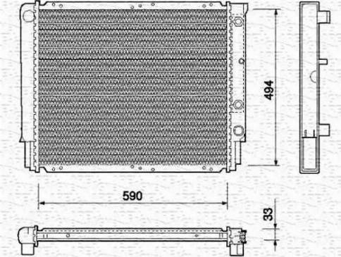 Magneti Marelli 350213734000 - Hladnjak, hladjenje motora www.molydon.hr