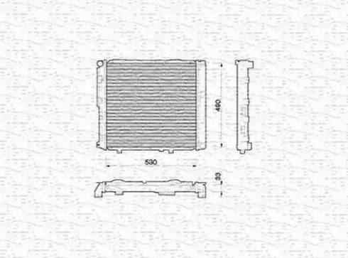 Magneti Marelli 350213774000 - Hladnjak, hladjenje motora www.molydon.hr