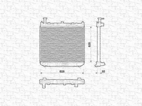 Magneti Marelli 350213772000 - Hladnjak, hladjenje motora www.molydon.hr