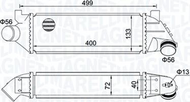 Magneti Marelli 351319204940 - Intercooler, hladnjak www.molydon.hr