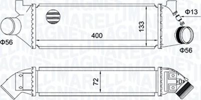 Magneti Marelli 351319204950 - Intercooler, hladnjak www.molydon.hr