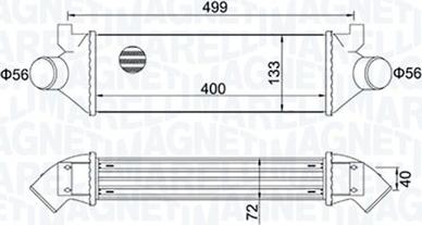 Magneti Marelli 351319204960 - Intercooler, hladnjak www.molydon.hr