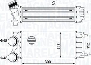 Magneti Marelli 351319204920 - Intercooler, hladnjak www.molydon.hr