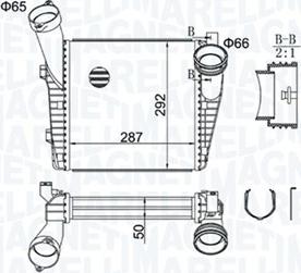 Magneti Marelli 351319204400 - Intercooler, hladnjak www.molydon.hr