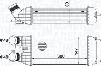 Magneti Marelli 351319204470 - Intercooler, hladnjak www.molydon.hr