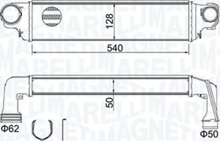 Magneti Marelli 351319204590 - Intercooler, hladnjak www.molydon.hr