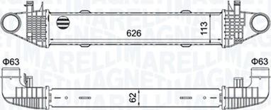 Magneti Marelli 351319204550 - Intercooler, hladnjak www.molydon.hr