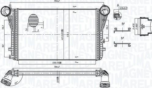 Magneti Marelli 351319204040 - Intercooler, hladnjak www.molydon.hr