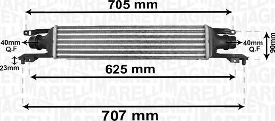 Magneti Marelli 351319204120 - Intercooler, hladnjak www.molydon.hr