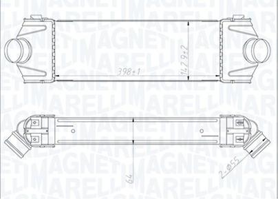 Magneti Marelli 351319204320 - Intercooler, hladnjak www.molydon.hr