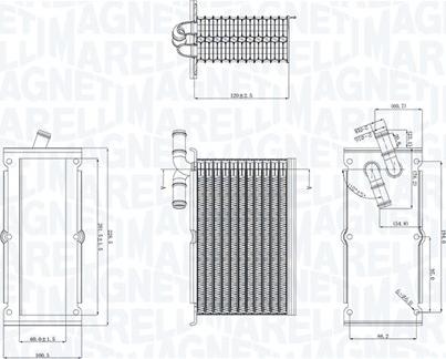 Magneti Marelli 351319205430 - Intercooler, hladnjak www.molydon.hr