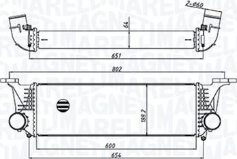 Magneti Marelli 351319205500 - Intercooler, hladnjak www.molydon.hr