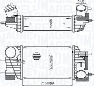 Magneti Marelli 351319205820 - Intercooler, hladnjak www.molydon.hr