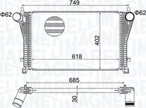 Magneti Marelli 351319205370 - Intercooler, hladnjak www.molydon.hr