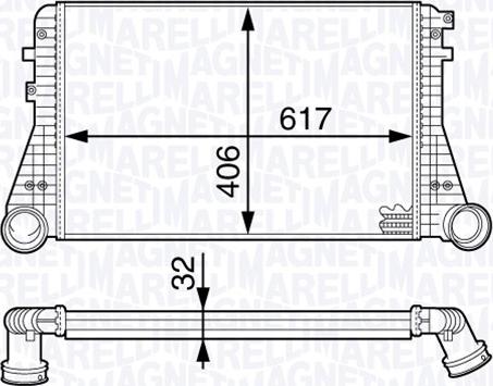 Magneti Marelli 351319201960 - Intercooler, hladnjak www.molydon.hr