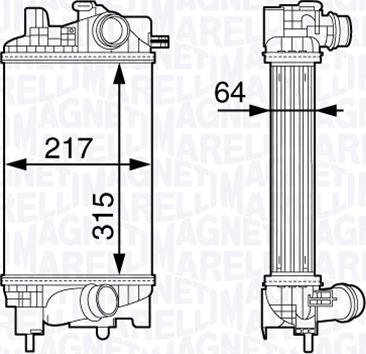 Magneti Marelli 351319203010 - Intercooler, hladnjak www.molydon.hr