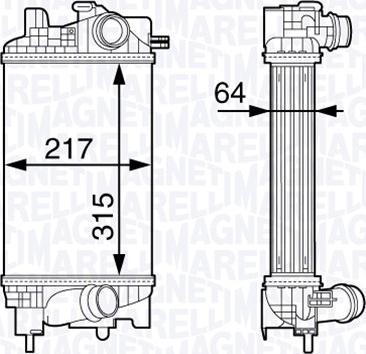 Magneti Marelli 351319203020 - Intercooler, hladnjak www.molydon.hr