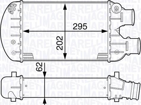 Magneti Marelli 351319203310 - Intercooler, hladnjak www.molydon.hr