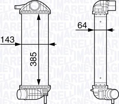 Magneti Marelli 351319202930 - Intercooler, hladnjak www.molydon.hr