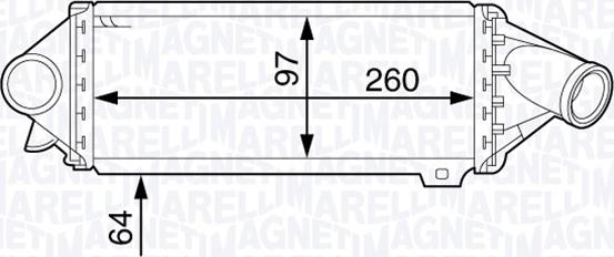 Magneti Marelli 351319202460 - Intercooler, hladnjak www.molydon.hr