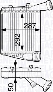 Magneti Marelli 351319202400 - Intercooler, hladnjak www.molydon.hr