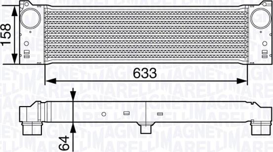 Magneti Marelli 351319202420 - Intercooler, hladnjak www.molydon.hr