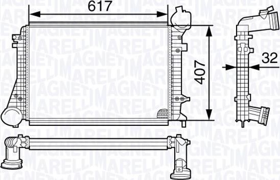 Magneti Marelli 351319202000 - Intercooler, hladnjak www.molydon.hr