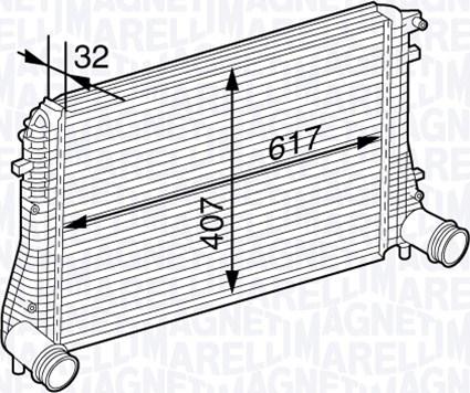 Magneti Marelli 351319202840 - Intercooler, hladnjak www.molydon.hr