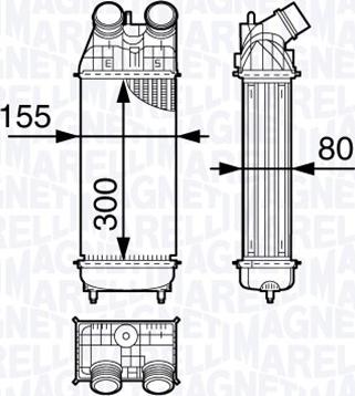 Magneti Marelli 351319202860 - Intercooler, hladnjak www.molydon.hr