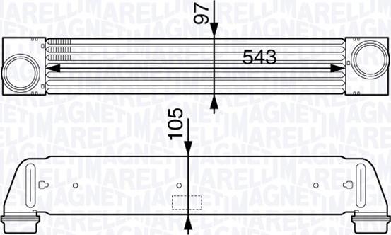 Magneti Marelli 351319202370 - Intercooler, hladnjak www.molydon.hr