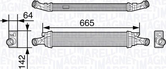 Magneti Marelli 351319202260 - Intercooler, hladnjak www.molydon.hr