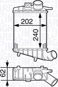 Magneti Marelli 351319202750 - Intercooler, hladnjak www.molydon.hr