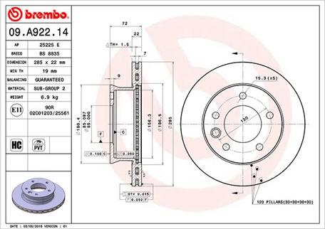 Magneti Marelli 360406099500 - Kočioni disk www.molydon.hr