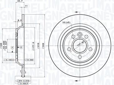 Magneti Marelli 360406095701 - Kočioni disk www.molydon.hr