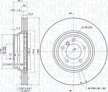 Magneti Marelli 360406096201 - Kočioni disk www.molydon.hr