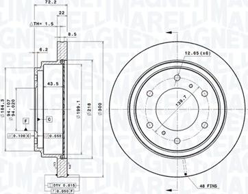 Magneti Marelli 360406096701 - Kočioni disk www.molydon.hr