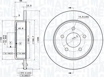 Magneti Marelli 360406090301 - Kočioni disk www.molydon.hr