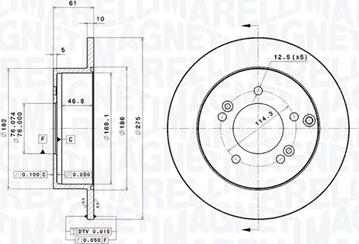 Magneti Marelli 360406098201 - Kočioni disk www.molydon.hr