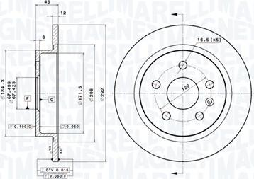 Magneti Marelli 360406092001 - Kočioni disk www.molydon.hr