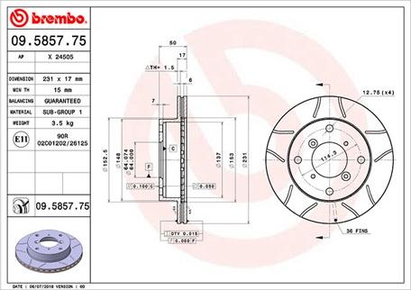 Magneti Marelli 360406046005 - Kočioni disk www.molydon.hr