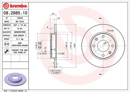 Magneti Marelli 360406040400 - Kočioni disk www.molydon.hr