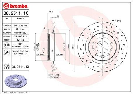 Magneti Marelli 360406040002 - Kočioni disk www.molydon.hr