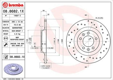 Magneti Marelli 360406041502 - Kočioni disk www.molydon.hr