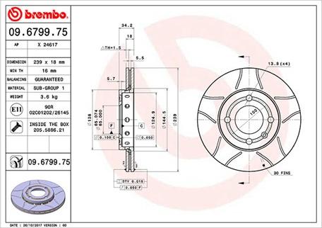 Magneti Marelli 360406048905 - Kočioni disk www.molydon.hr